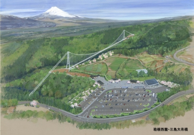 日本最長　富士山を望む　「箱根西麓・三島大吊橋」　グランドオープン