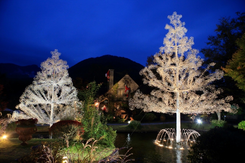 箱根のクリスマスイルミネーション