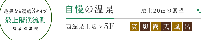 2013年12月オープン 自慢の温泉 源泉かけ流しの湯 貸切露天風呂